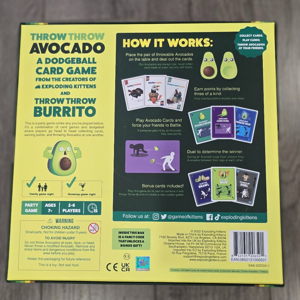 Throw Throw Avocado Game - Picture 2 of 3